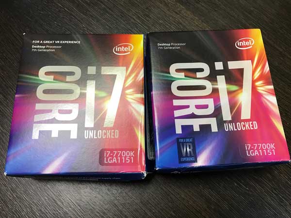 Процессоры Intel Core I7 7700k