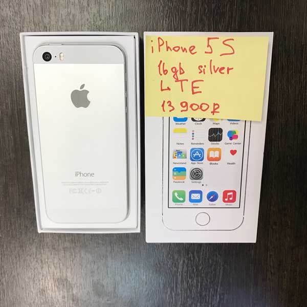 Apple iPhone 5S 16Gb Silver LTE