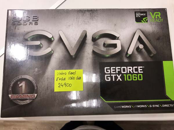 Видеокарта EVGA Geforce GTX 1060