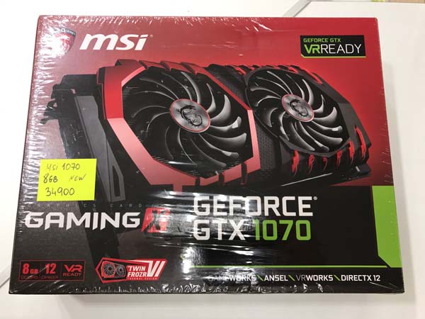 Видеокарта MSI Geforce GTX 1070