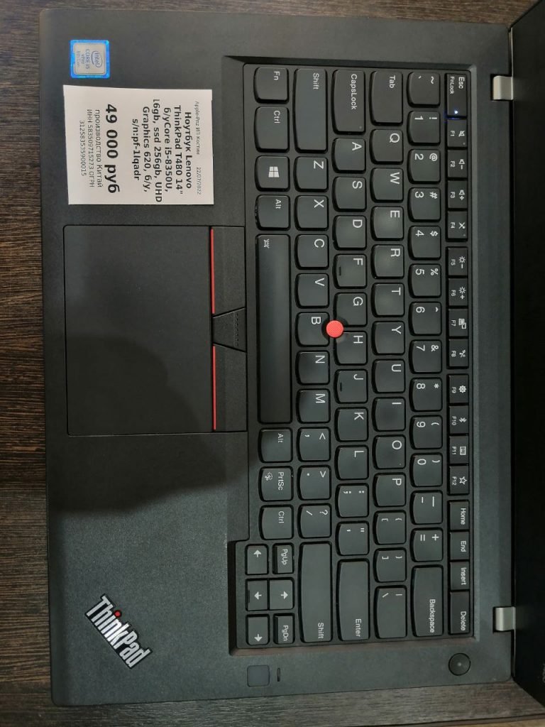 Ноутбук Lenovo ThinkPad T480 14"
