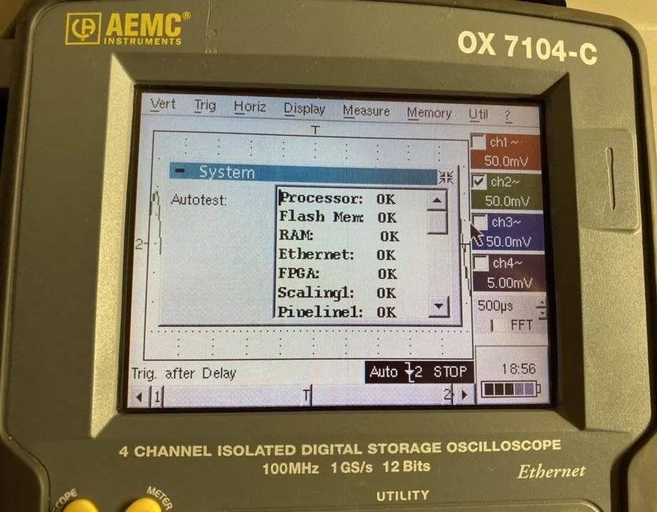 Aemc metrix 4х канальный цветной осциллограф