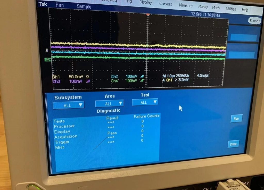 Tektronix tds7154 1.5ghz 20gs/s