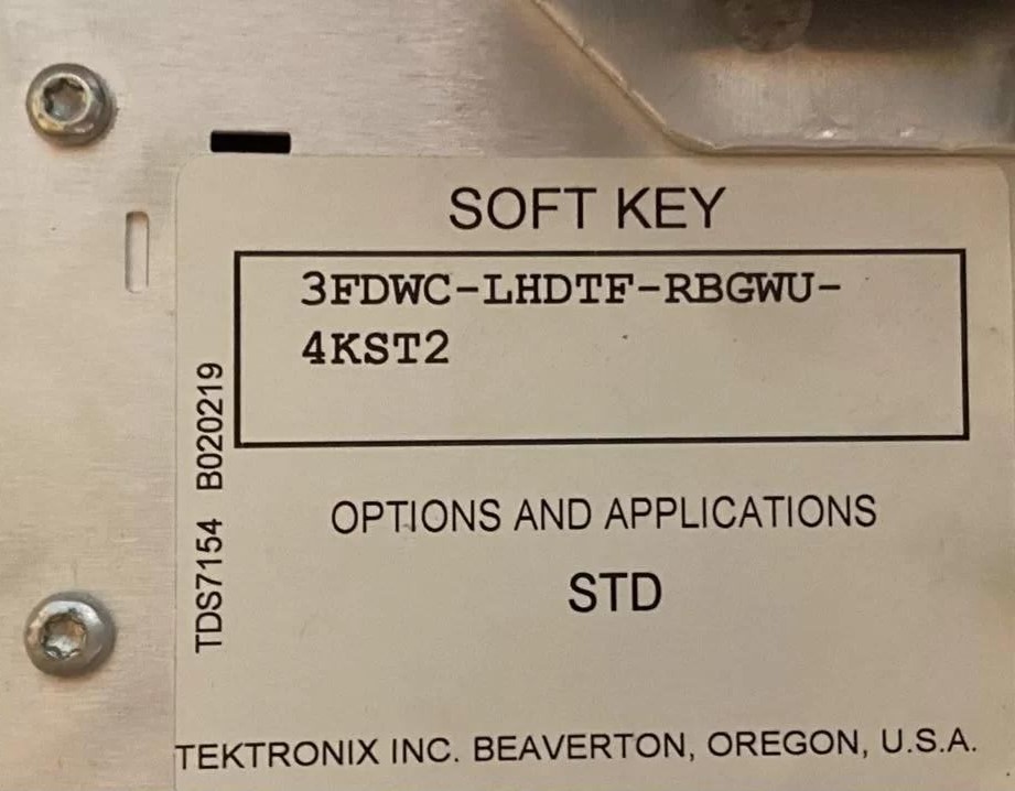 Tektronix tds7154 1.5ghz 20gs/s