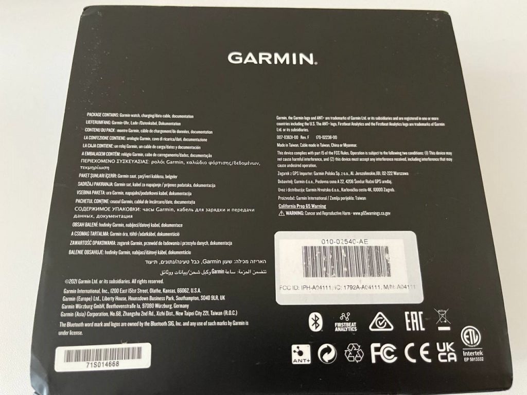 Умные часы Garmin Fenix 7 Sapphire Solar