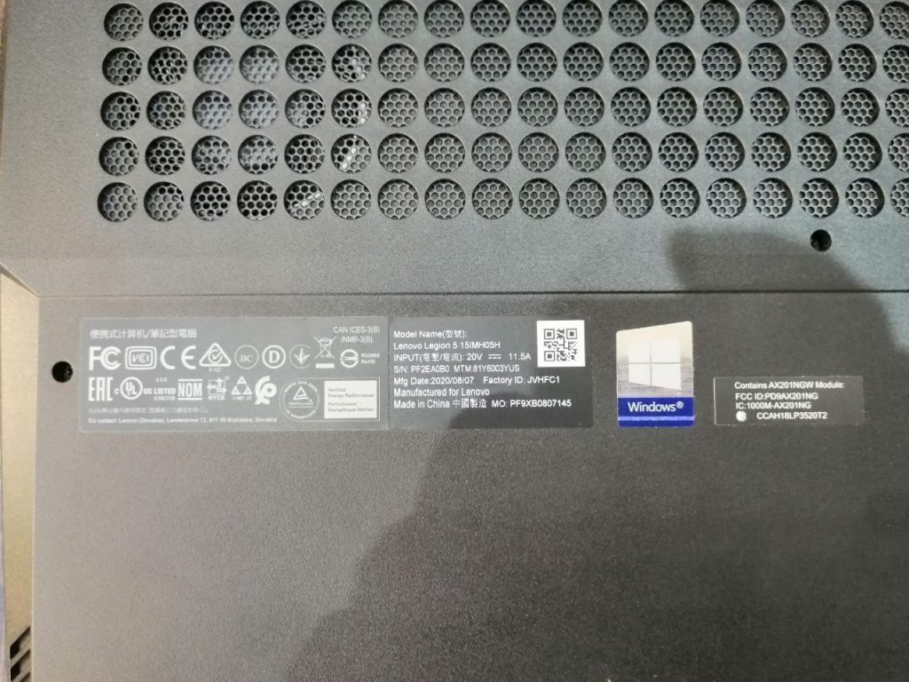 Ноутбук Lenovo Legion 5 15' 15mh05h