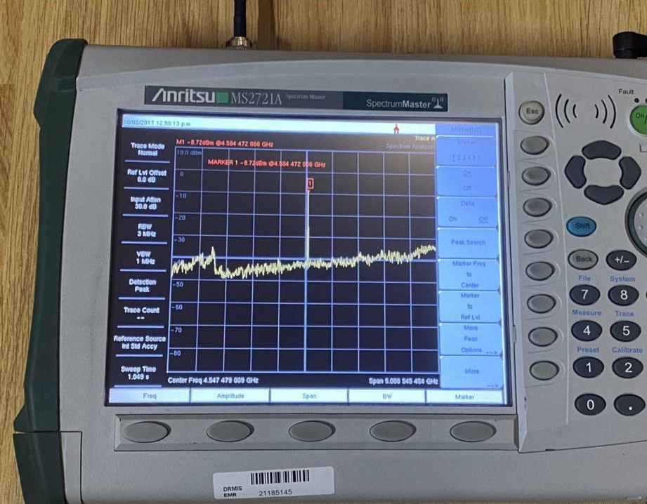 Переносной анализатор спектра Anritsu MS2721A