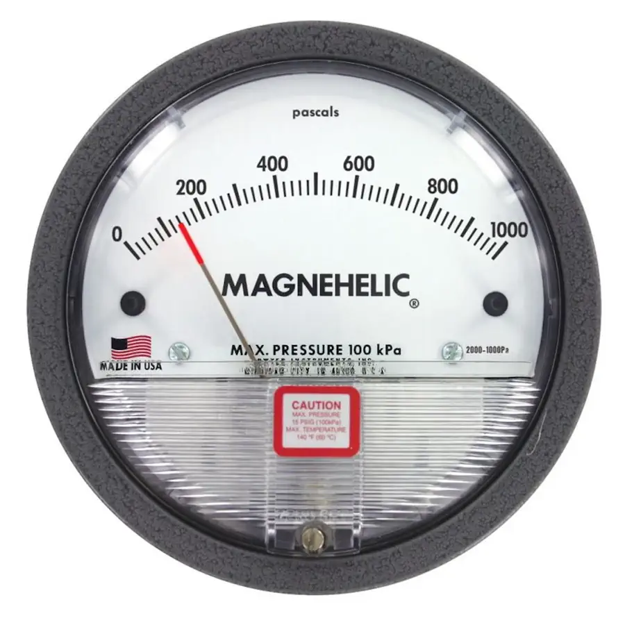 Манометр дифференциальный показывающий Magnehelic, Magnehelic-НА, Magnehelic 2000-60Pa-RUS, Capsuhelic, Minihelic II, Photohelic, Capsu-Photohelic и Mini-Photohelic