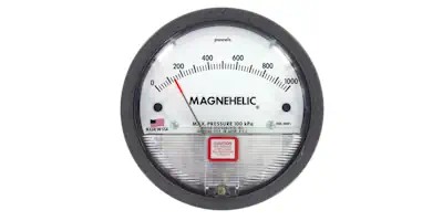 Манометр дифференциальный показывающий Magnehelic, Magnehelic-НА, Magnehelic 2000-60Pa-RUS, Capsuhelic, Minihelic II, Photohelic, Capsu-Photohelic и Mini-Photohelic