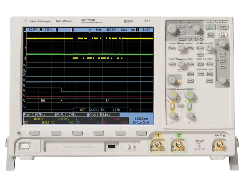 Осциллограф цифровой Keysight DSO7012B, DSO7014B, MSO7012B, MSO7014B, DSO7032B, DSO7034B, MSO7032B, MSO7034B, DSO7052B, DSO7054B, MSO7052B, MSO7054B, DSO7104B, MSO7104B