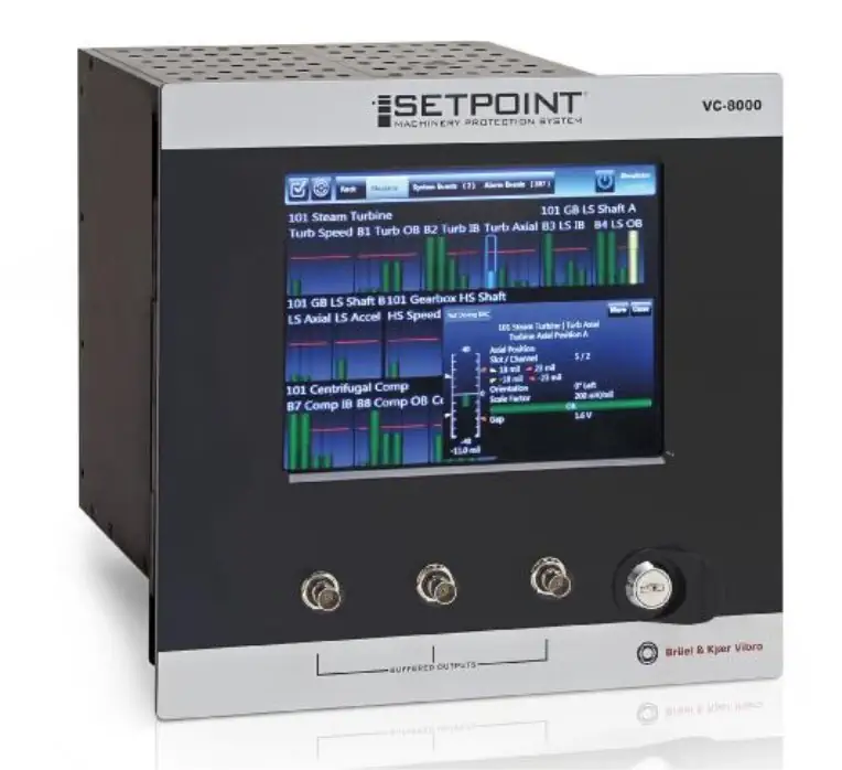 Аппаратура вибродиагностики, мониторинга и защиты VC-8000 SETPOINT