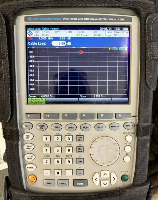 Rohde schwarz zvh8 анализатор антенн 8ghz