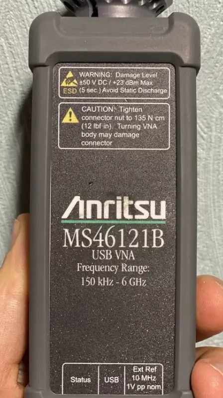 Anritsu ms46121b usb vna анализатор 6ghz