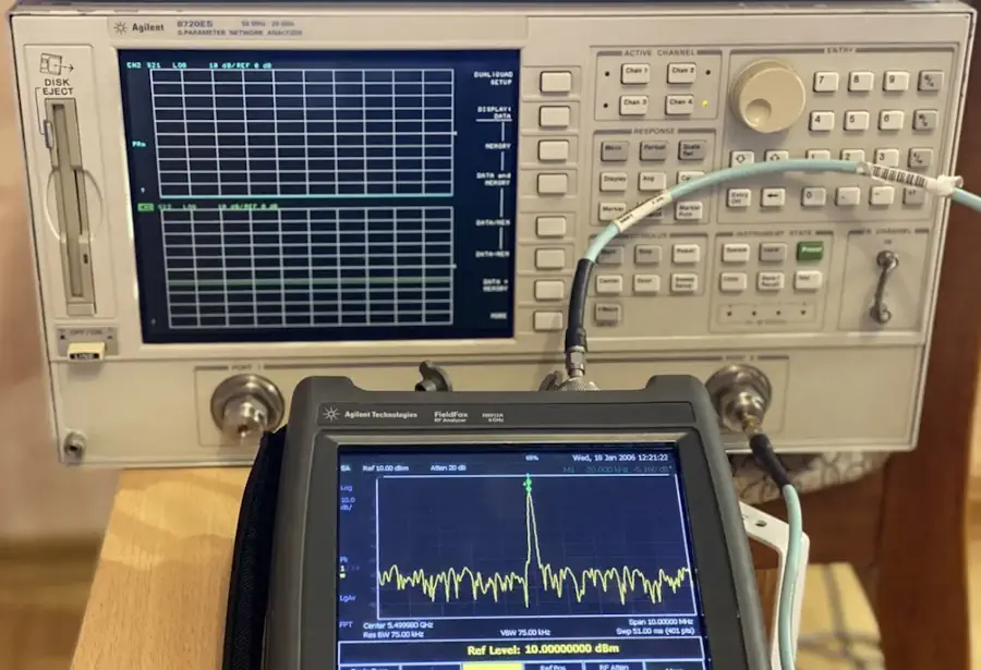 Agilent 8720ES vna s параметр анализатор до 20ghz