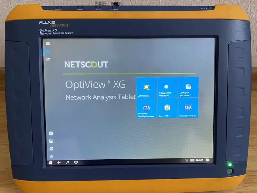 Fluke netscout tablet