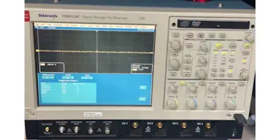 Осциллограф tektronix tds6124c 12ghz 40gs/s